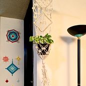 Mi Proyecto del curso: Diseño de accesorios en macramé. Macramé project by viridianaa - 07.19.2020