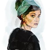 Mi Proyecto del curso: Retrato ilustrado con Procreate. Un progetto di Creatività, Disegno, Disegno digitale e Illustrazione tradizionale di e_castmol - 19.07.2020