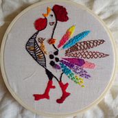 Mi Proyecto del curso: Técnicas de bordado: ilustrando con hilo y aguja. Embroider project by Jemy Machs - 07.19.2020
