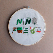 Mi Proyecto del curso: Introducción al bordado en relieve. Embroider, and Design project by Carolina Carvajal - 07.19.2020