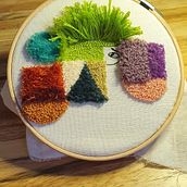 Mi Proyecto del curso: Introducción al bordado con aguja mágica. Embroider project by Mónica (Mou) Bárcenas - 07.20.2020