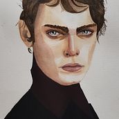 My project in Watercolor Portrait from a Photo course. Watercolor Painting project by Kim Knight - 07.20.2020
