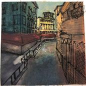 My project in Architectural Sketching with Watercolor and Ink course. Architectural Illustration, and Watercolor Painting project by Tashan Selva - 07.20.2020