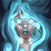ELEMENTS NYMPH. Concept Art, Desenho digital, Ilustração digital, e Pintura digital projeto de Lidia Berengueras Mendez - 20.07.2020