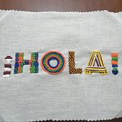 Mi Proyecto del curso: Letras bordadas: el hilo como herramienta gráfica. Embroider project by Irma Rodriguez - 07.20.2020