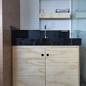 Meu primeiro projeto: gabinete e prateleiras para sacada. Woodworking project by Guilherme Martin - 07.20.2020