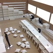 Mobiliario y espacio biblioteca de niños. Design de interiores, e Design e fabricação de móveis projeto de Elisa Rencoret Calvo - 29.07.2017