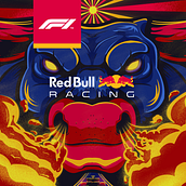 RED BULL RACING By Nicolás Parra. Digital Illustration project by nicolasparra1204 - 07.21.2020