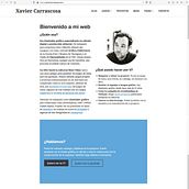 Mi Proyecto del curso: Creación de una web profesional con WordPress. Un proyecto de Desarrollo Web y Diseño Web de Xavier Carrascosa Rivera - 21.07.2020