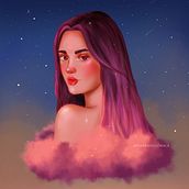 My project in Digital Fantasy Portraits with Photoshop course. Digital Illustration, and Traditional illustration project by Apeksha Houzwala - 07.17.2020