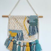 My project in Embroidered Tapestry Creation course. Embroider project by Nicolette Glashan - 07.21.2020