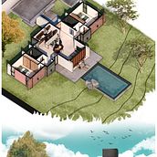 Mi Proyecto del curso: Ilustración digital de proyectos arquitectónicos. Digital Architecture project by Juan Pablo Gómez - 07.21.2020