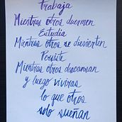 My project in Italic Script with a Brush Pen course Ein Projekt aus dem Bereich Kalligrafie von cristiortega - 26.07.2020