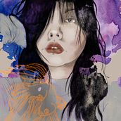 Mi Proyecto del curso: Retrato ilustrado con Procreate. Fine Arts, Sketching, Drawing, Artistic Drawing, Portrait Drawing, Digital Drawing, Traditional illustration, Digital Illustration, Painting, Watercolor Painting, and Digital Painting project by Dani Drone - 07.21.2020