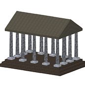Templo Griego 3D. Digital Architecture project by Juan Felipe Lancheros - 07.21.2020