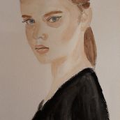 Mi Proyecto del curso: Retrato en acuarela a partir de una fotografía. Un projet de Dessin de portrait de Marisa Rizzolo - 22.07.2020