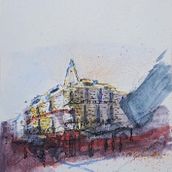 My project in Architectural Sketching with Watercolor and Ink course. Un progetto di Illustrazione architettonica di anis hamoudi - 22.07.2020