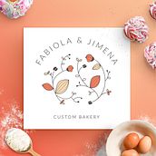 FABIOLA & JIMENA. Br, ing e Identidade, Design de logotipo, e Design para redes sociais projeto de Marta Moratalla - 20.07.2020