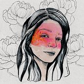 My project in Illustrated Portraits with Procreate course. Un proyecto de Pintura digital de Joana Cortes - 22.07.2020
