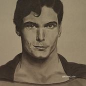 Superman: Retrato realista con lápiz de grafito. Pencil Drawing, and Realistic Drawing project by Rufino Gordillo Moreno - 07.26.2020