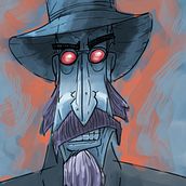EL MALVADO CAZADOR. Un proyecto de Ilustración tradicional de chris macdonn - 22.07.2020