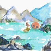 Mi Proyecto del curso: Ilustración en acuarela con influencia japonesa. Watercolor Painting project by franciscodmdm - 07.23.2020