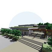 CENTRO COMUNITARIO . 3D Animation, Architecture, L, and scape Architecture project by Heidy Alarcon - 07.23.2020