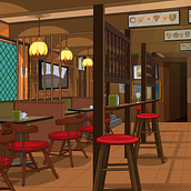 Vector drawing of backgrounds in Animate.. Un progetto di Disegno digitale di María Terrazas Alber - 15.05.2021