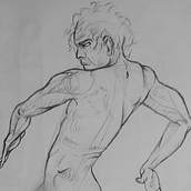 Dibujo anatómico para principiantes. Pencil Drawing, and Figure Drawing project by www_mr_cossio - 07.24.2020