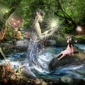 El Hada de las Aguas. Photographic Composition, and Fine-Art Photograph project by José Segovia - 07.23.2020