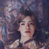 Mother Nature? Wood nymph? What do you think?. Character Design, Digital Illustration, Digital Painting, and Traditional illustration project by Stephanie Shimerdla - 07.24.2020
