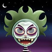 Mi Proyecto del curso: Beetlejuice con Procrete. Digital Drawing project by Rocío Fernández Paz - 07.24.2020