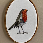 My project in Painting with Thread: Textile Illustration Techniques course. Embroider project by Gisela Mualin - 07.29.2020