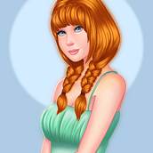 Meu projeto do curso: Retrato de personagens femininas com Procreate. Un progetto di Disegno digitale di Evelyn Oliveira - 25.07.2020