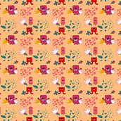 Mi proyecto de patterns. Een project van  Tekening, Grafisch ontwerp y Traditionele illustratie van Tatiana Noelí Avalos - 25.07.2020