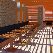 Mi Proyecto del curso: Diseño de interiores para restaurantes. Een project van Architectuur van Jhon Malca C. - 25.07.2020