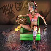 Tank Girl. 3D, and 3D Character Design project by Sergio Graziani - 07.26.2020