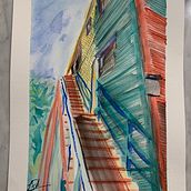 Barrio de La Boca, Buenos Aires. Architecture project by Fabian Mangaretto - 07.26.2020