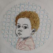 Mi Proyecto del curso: Creación de retratos bordados. Embroider project by eo_gan - 07.26.2020