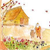 Ainu people-My project in Watercolor Illustration with Japanese Influence course. Un proyecto de Ilustración tradicional de Mats Stam - 27.07.2020