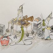 My project in The Art of Sketching: Transform Your Doodles into Art course. Traditional illustration project by francoise_vanopbergen - 07.27.2020