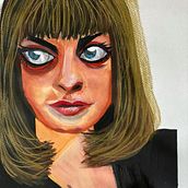 My project in Watercolor Portrait from a Photo course. Traditional illustration, Watercolor Painting, and Portrait Drawing project by Nelli Horvath - 08.02.2020