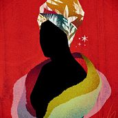 Mulher de turbante. Digital Illustration project by Victor Dias - 07.27.2020