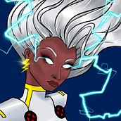 Storm portrait. Digital Drawing project by Chris Au - 07.27.2020