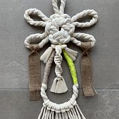 Mi Proyecto del curso: Muestrario de nudos de macramé . Macramé project by Carla Ortiz - 07.28.2020