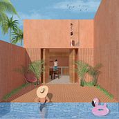 Mi Proyecto del curso: Representación gráfica de proyectos arquitectónicos. Digital Architecture, Architecture, Graphic Design, Interior Architecture, Interior Design, L, scape Architecture, Collage, and Architectural Illustration project by Guadalupe Ambrosio - 02.22.2021