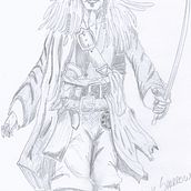 Jack Sparrow. Projekt z dziedziny  R i sunek użytkownika Daniel Mourelle - 27.07.2020