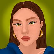 My project in Female Character Portraits in Procreate course. Digital Drawing, Digital Illustration, Traditional illustration, and Portrait Drawing project by melly08 - 07.27.2020