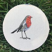 Mi Proyecto del curso: Pintar con hilo: técnicas de ilustración textil. Embroider project by Monica Barbosa - 07.27.2020