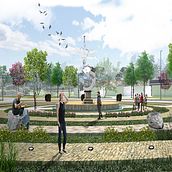 Parque Lineal Alamos. Architecture project by Julian Cardenas - 05.31.2019